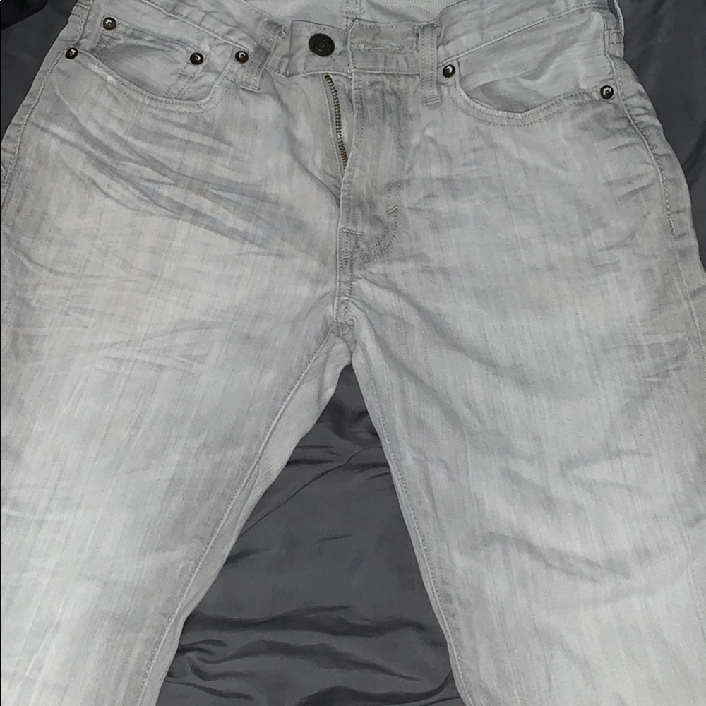 American Eagle Mens Grey Jeans Slim/Straight 29/32